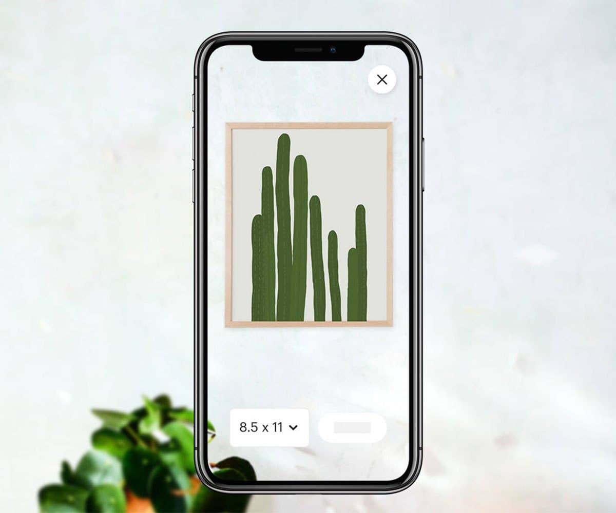 Etsy AR application on iOS